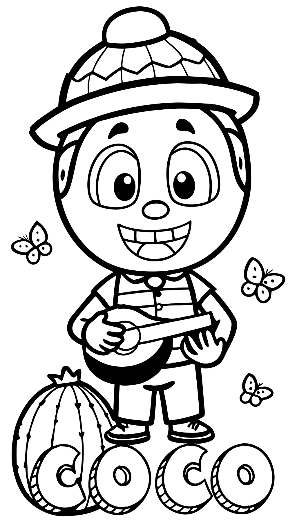 coloriage coco melon